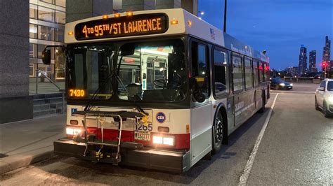 CTA Ride New Flyer D40LF 1265 on Route 4 Cottage Grove to 95th/St ...