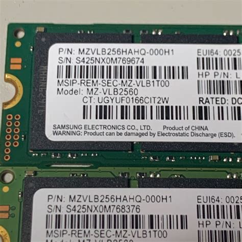 SAMSUNG NVMe M 2 SSD 256GB 3枚 MZVLB256HAHQ-000H1 MZ-VLB2560｜PayPayフリマ