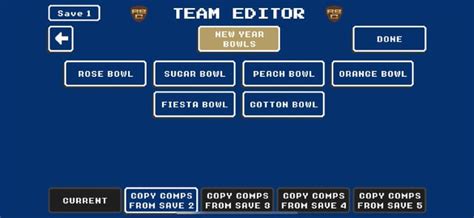 Retro Bowl COLLEGE - All REAL BOWL game “NAMES” : r/RetroBowl