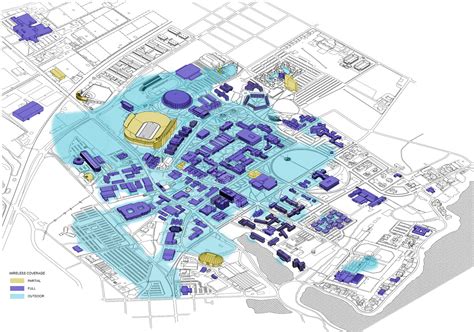 LSU University Campus Map