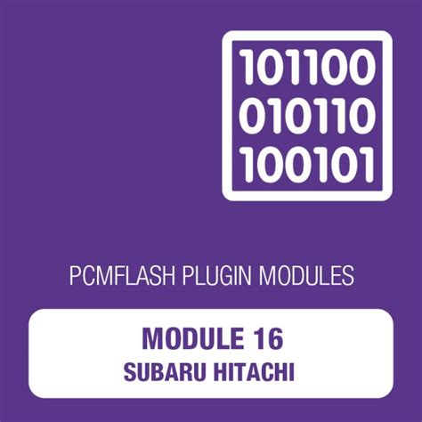 PCM Flash - Module 16 - Subaru/Hitachi (pcmflash_module16 ...