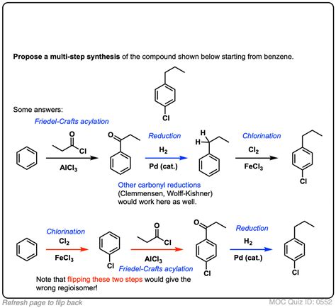 Aromatic Synthesis: Order Of Reactions Master Organic, 43% OFF