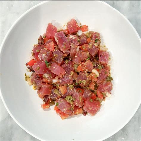 mediterranean ahi tartare in 2022 | New recipes, Mediterranean, Salted ...