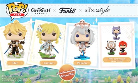 Genshin Impact se vuelca con los Funkos con 6 personajes iniciales