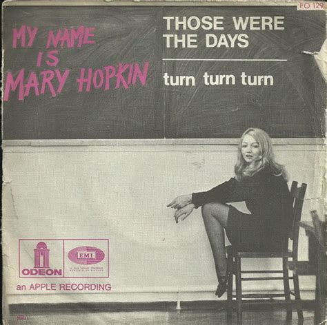 Mary Hopkin - Those Were The Days (1968, Vinyl) | Discogs