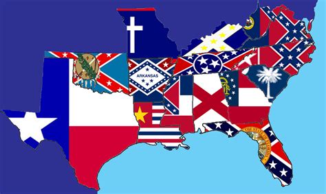 Southern State Flags with their Modern day CSA Variations : vexillology