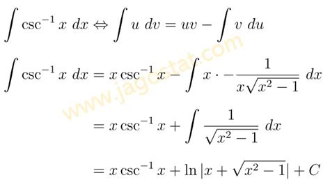 Integral Invers Trigonometri, Contoh Soal dan Pembahasan