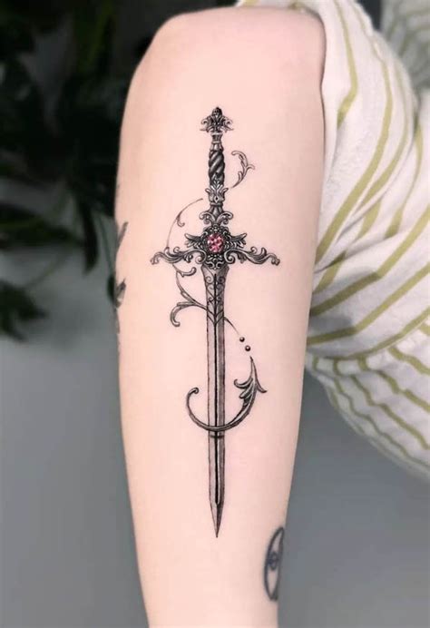 Sword Tattoo Designs For Women