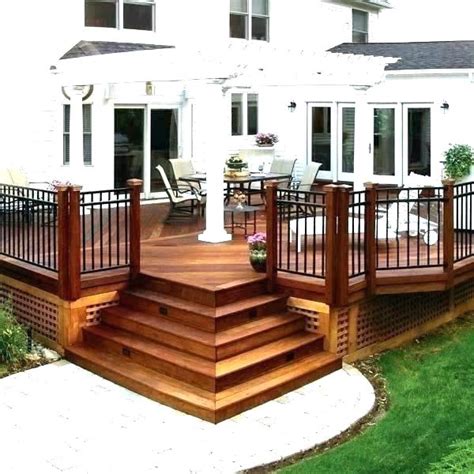 corner deck stairs ideas - Google Search | Building a deck, Decks ...