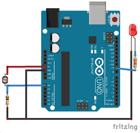 Simple Ldr Sensor Circuit Diagram