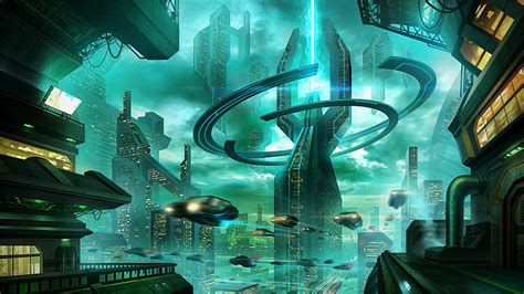 Awe-Inspiring Futuristic City Art & Cityscape Concepts