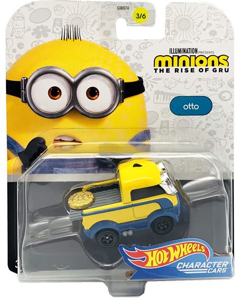 Buy Hot Wheels 1/64 Minions The Rise of Gru Character Car-Otto(3/6 ...