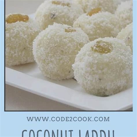 Instant Coconut Ladoo With Condensed Milk - Code2cook