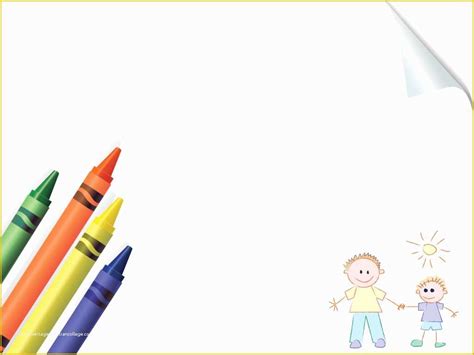 Free School Powerpoint Templates Of Crayons Board School Powerpoint ...