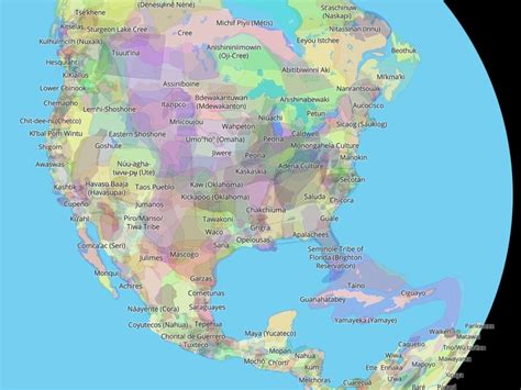 Tribal Map Of The United States - First Day Of Spring 2024 Countdown