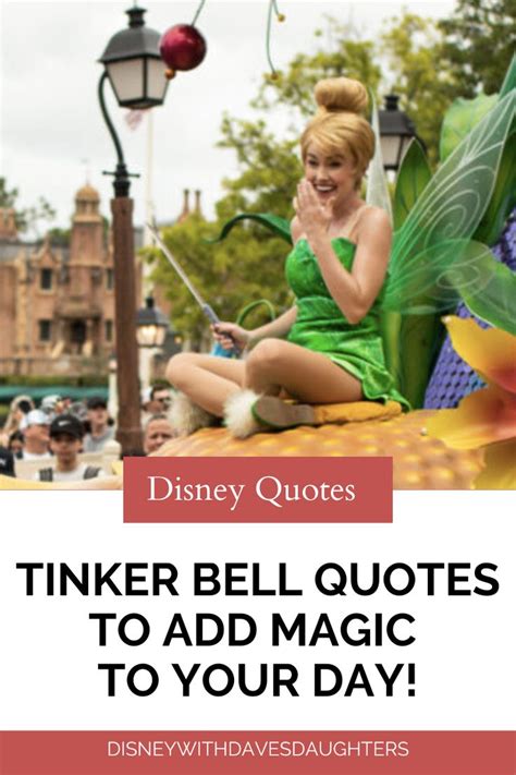 55 Best Tinker Bell Quotes | Disney quotes, Disney fun facts, Disney ...