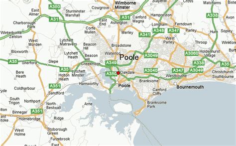 Poole Area Map