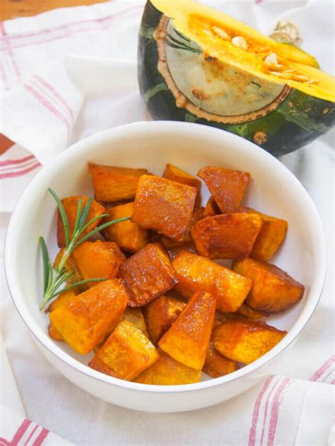 Maple roasted buttercup squash - Caroline's Cooking