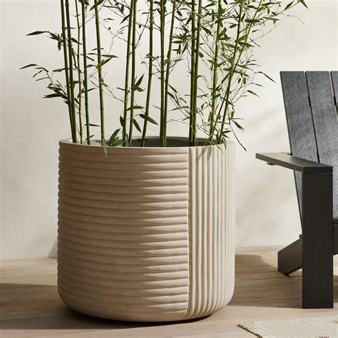 Cecilia Planter, Extra Large, White - West Elm | Havenly