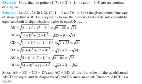 Coordinate Geometry for Class 10 Notes, Formulas & Solved Examples