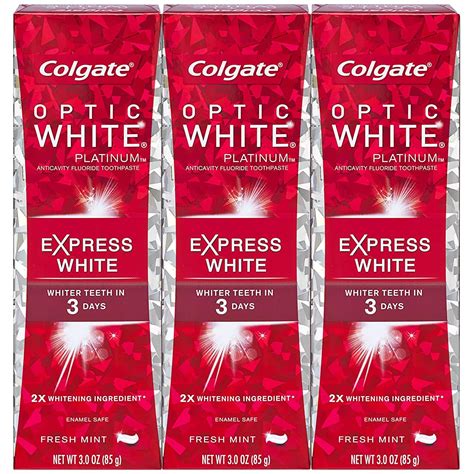 Buy Colgate Optic White Express White Whitening Toothpaste, Travel ...