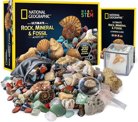 Amazon.com: NATIONAL GEOGRAPHIC Rocks & Minerals Collection Box for ...