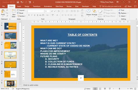 How to Make a Table of Contents in PowerPoint