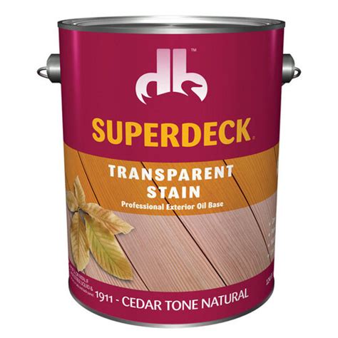 Superdeck DB0019114-16 Wood Stain Transparent Satin Cedar Tone Natural ...