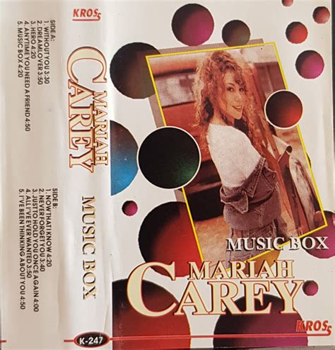 Mariah Carey - Music Box (1994, Cassette) | Discogs