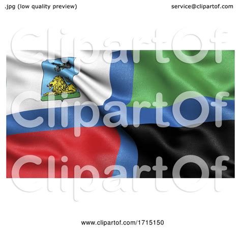 Flag of Belgorod Oblast Waving in the Wind by stockillustrations #1715150