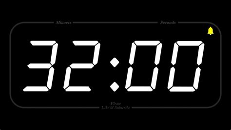 32 MINUTE - TIMER & ALARM - Full HD - COUNTDOWN - YouTube