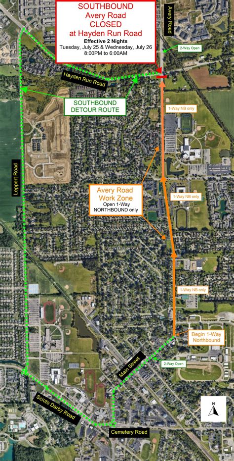 Improvements Coming to Leap Road and Avery Road: Closure and Detour ...