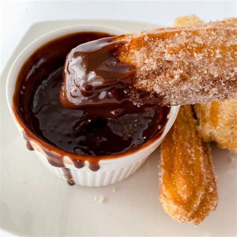 Copycat Disneyland Churros with Chocolate Sauce | Scrambled Chefs