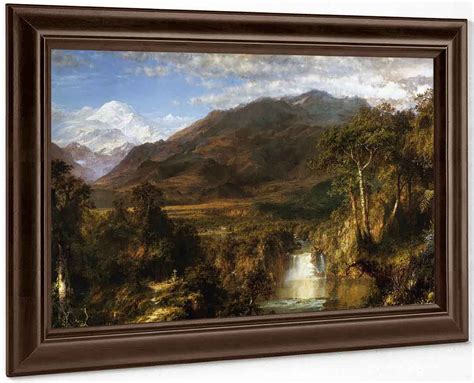 The Heart Of The Andes By Frederic Edwin Church Print or Oil Painting ...