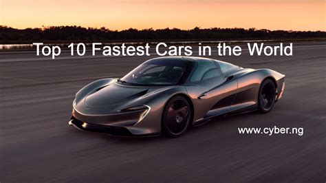 Top 10 Fastest Cars In The World 2023 - CYBER NG