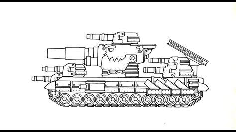 How To Draw Cartoon Tank GT-6 | Valhalla Toons - Cartoons About Tanks ...