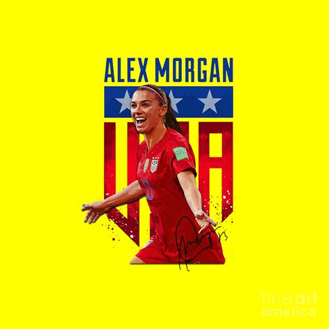 Alex Morgan Uswnt Drawing by Ruth J Kidder - Fine Art America