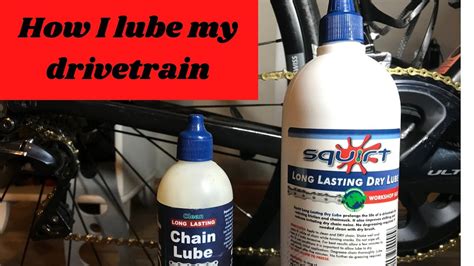 Squirt Bicycle Chain Lube - How I Apply - YouTube