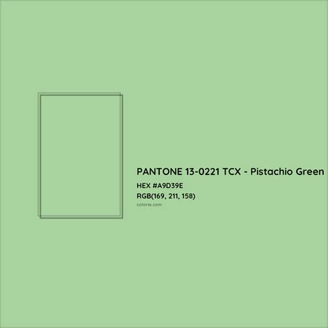 PANTONE 13-0221 TCX - Pistachio Green Complementary or Opposite Color ...