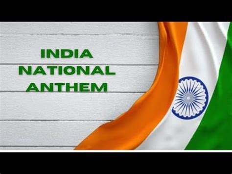 INDIA NATIONAL ANTHEM | INSTRUMENTAL - YouTube