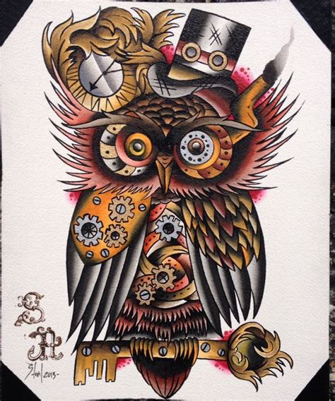 steampunk owl tattoos - Google Search | Tattoos | Pinterest ...