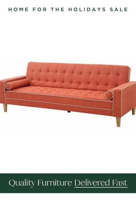 Mid-century modern Andrews klik klak sofa converts to sleeper with ease ...