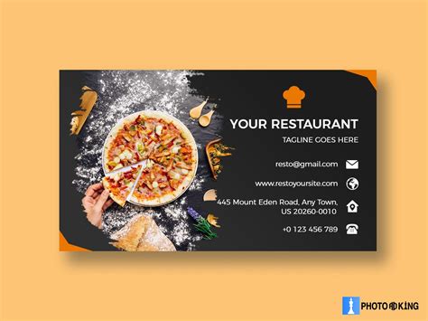 Restaurant Business Card Design | Restaurant business cards, Business ...