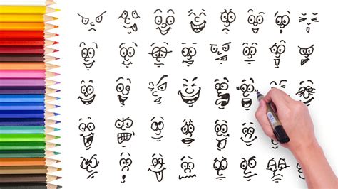 Draw Cartoon Faces Learn to draw people and faces