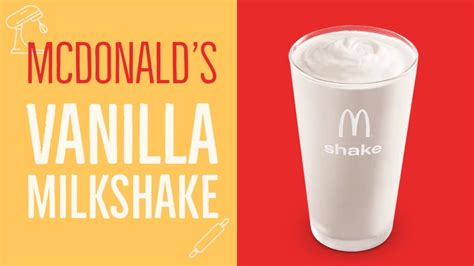 Mcdonalds Milkshake Recipe | Deporecipe.co