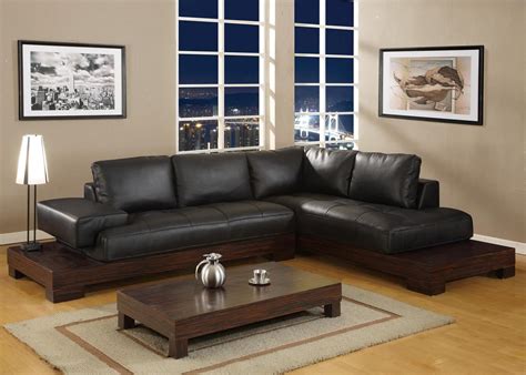 Neutral paint | Black furniture living room, Living room leather