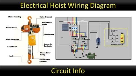 single phase hoist wiring diagram - PravinDegan