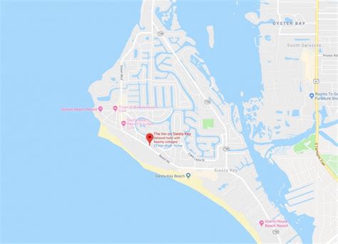 Map Of Hotels In Siesta Key Florida | Printable Maps