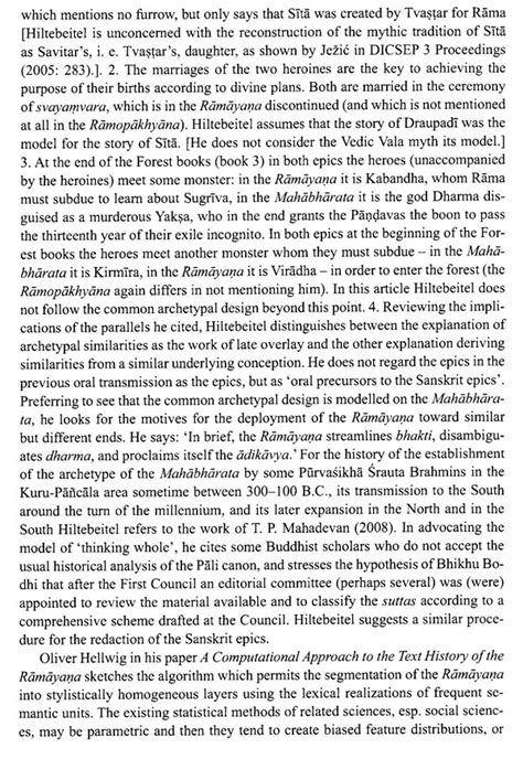 On The Growth and Composition of the Sanskrit Epics and Puranas ...