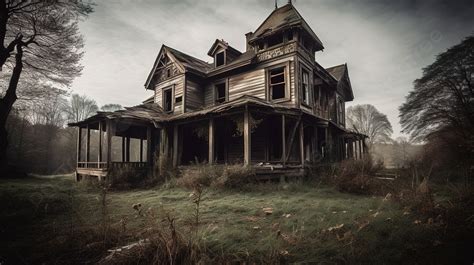 Decaying Abandoned House Near Me Background, Real Picture Of Haunted ...